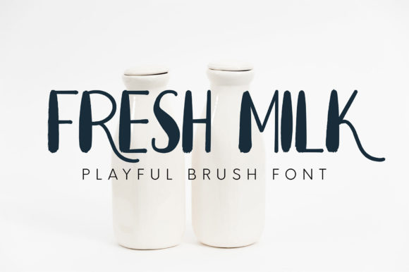 Fresh Milk: A Versatile Display Font for Modern Branding and Design