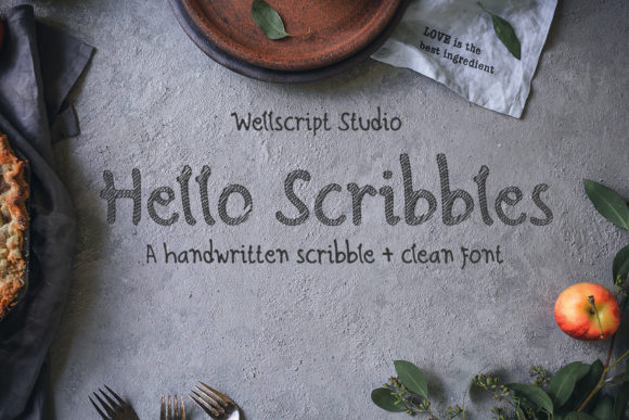 Hello Scribbles: A Playful Font for Creative Expression