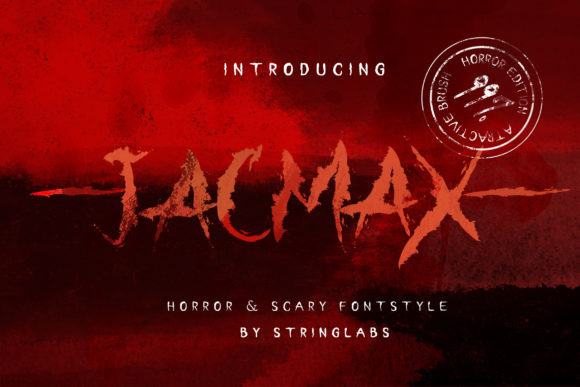 Jacmax: The Horror-Inspired Display Font That Adds a Spooky Edge to Your Designs