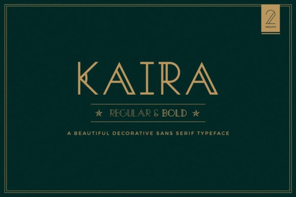 Kaira Font: A Versatile Display Typeface for Modern Design