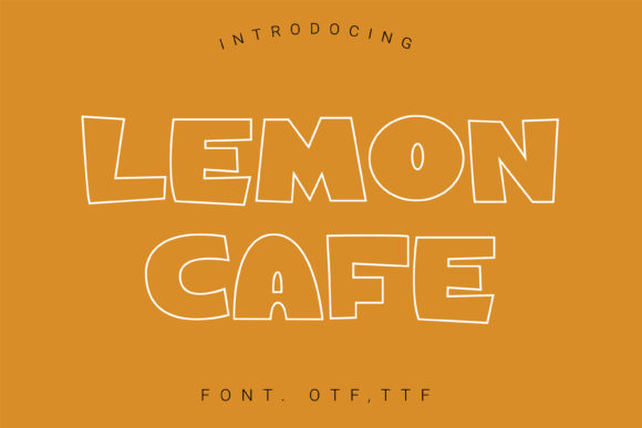 Lemon Cafe: A Joyful Display Font for Modern Design