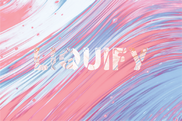 Liquify Font: A Relaxing Touch for Creative Projects