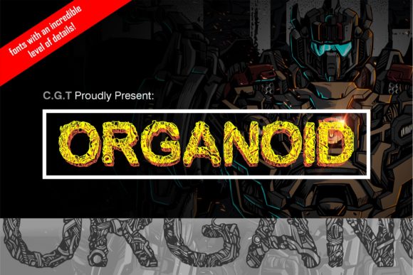 Organoid Font: A Playful Display Font for Creative Projects