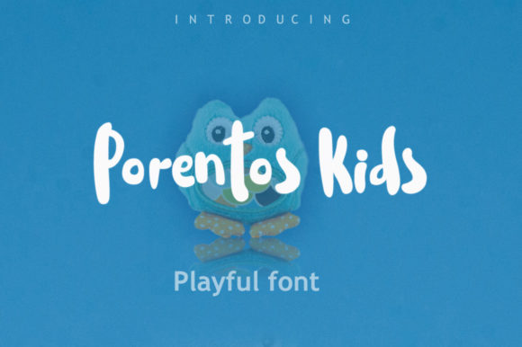 Porentos Kids Font for Playful Design