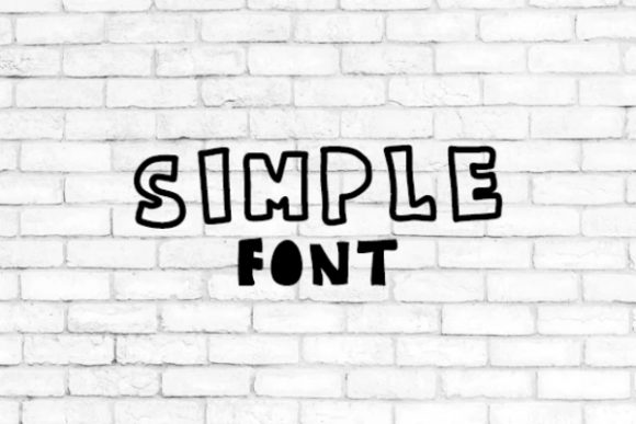 Simple: A Versatile Display Font for Creative Projects