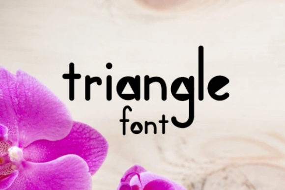 Triangle: A Font That Merges Timeless Elegance with Modern Creativity